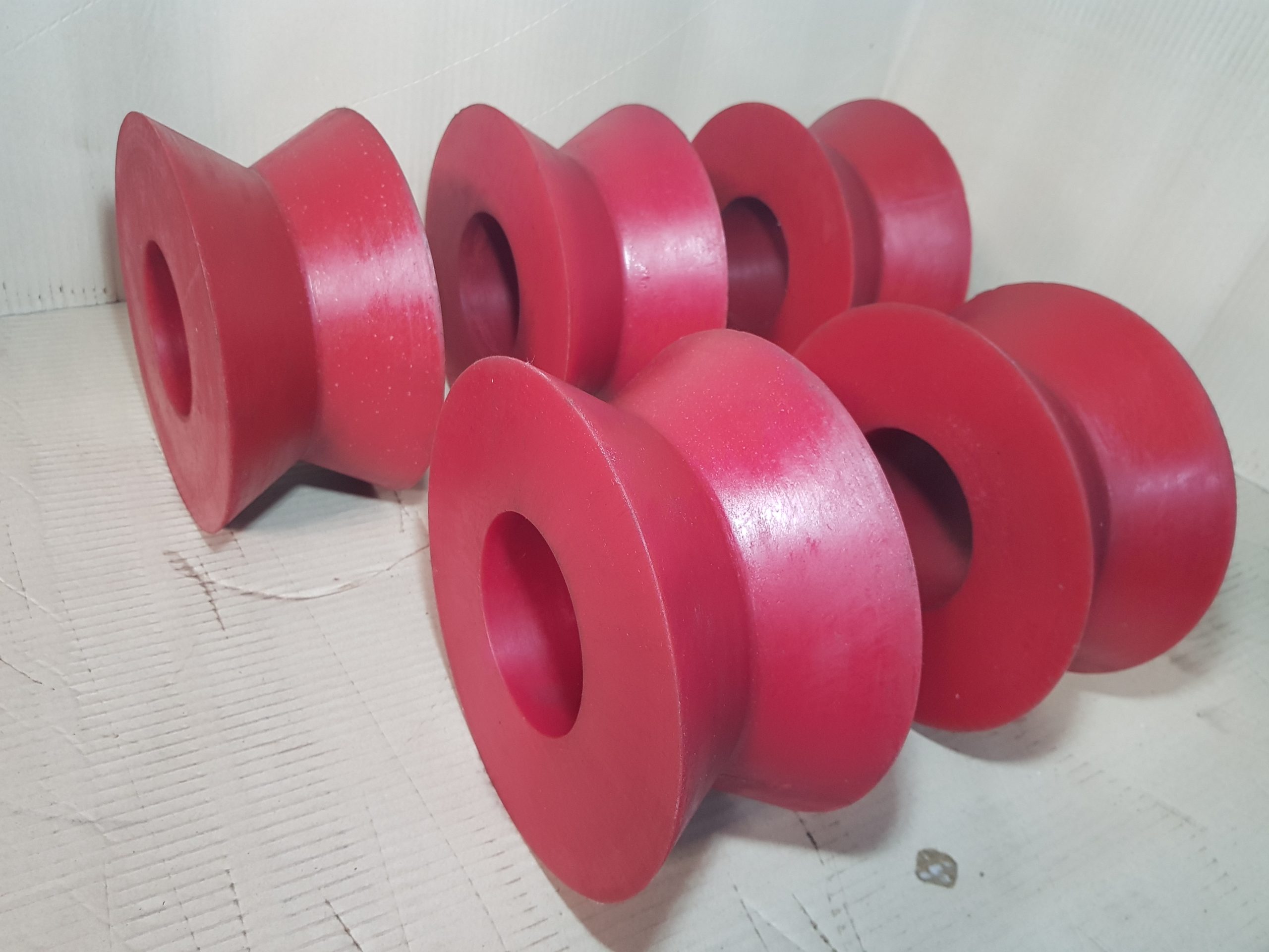 Rodillos Bicónicos 100% de Poliuretano