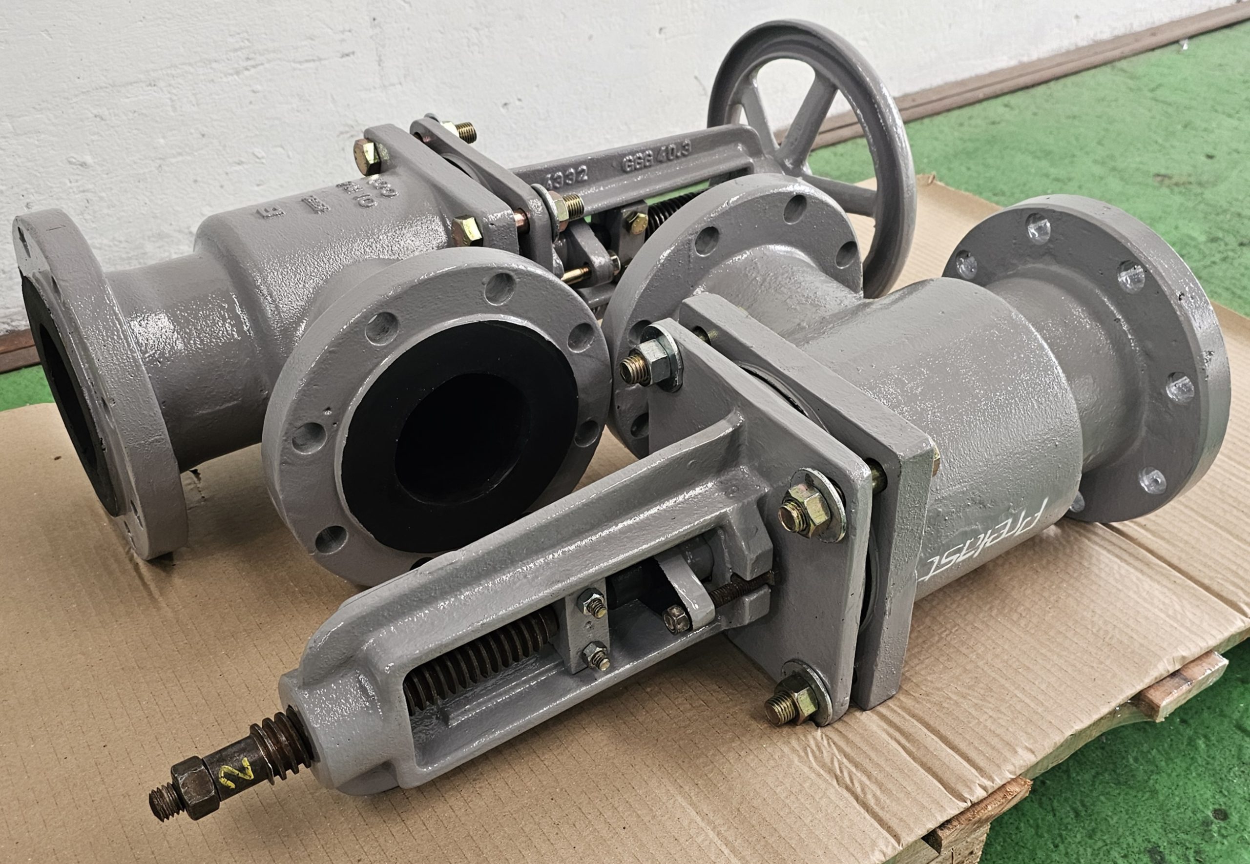 Válvulas de Ø4” 90° para Salmuera