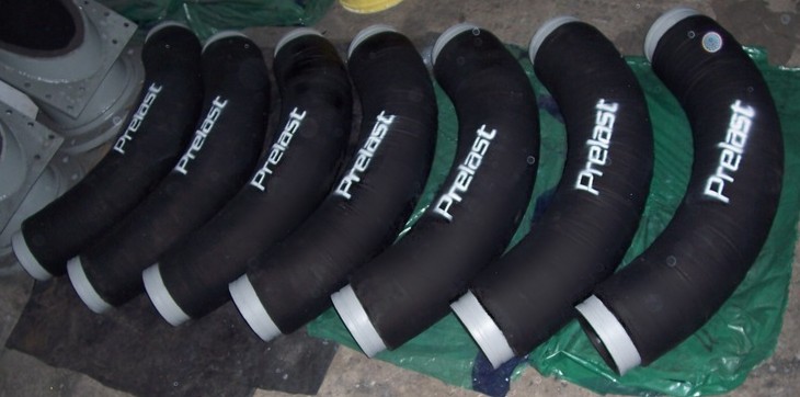 Mangueras curvas para acoples flexibles tipo Victaulic