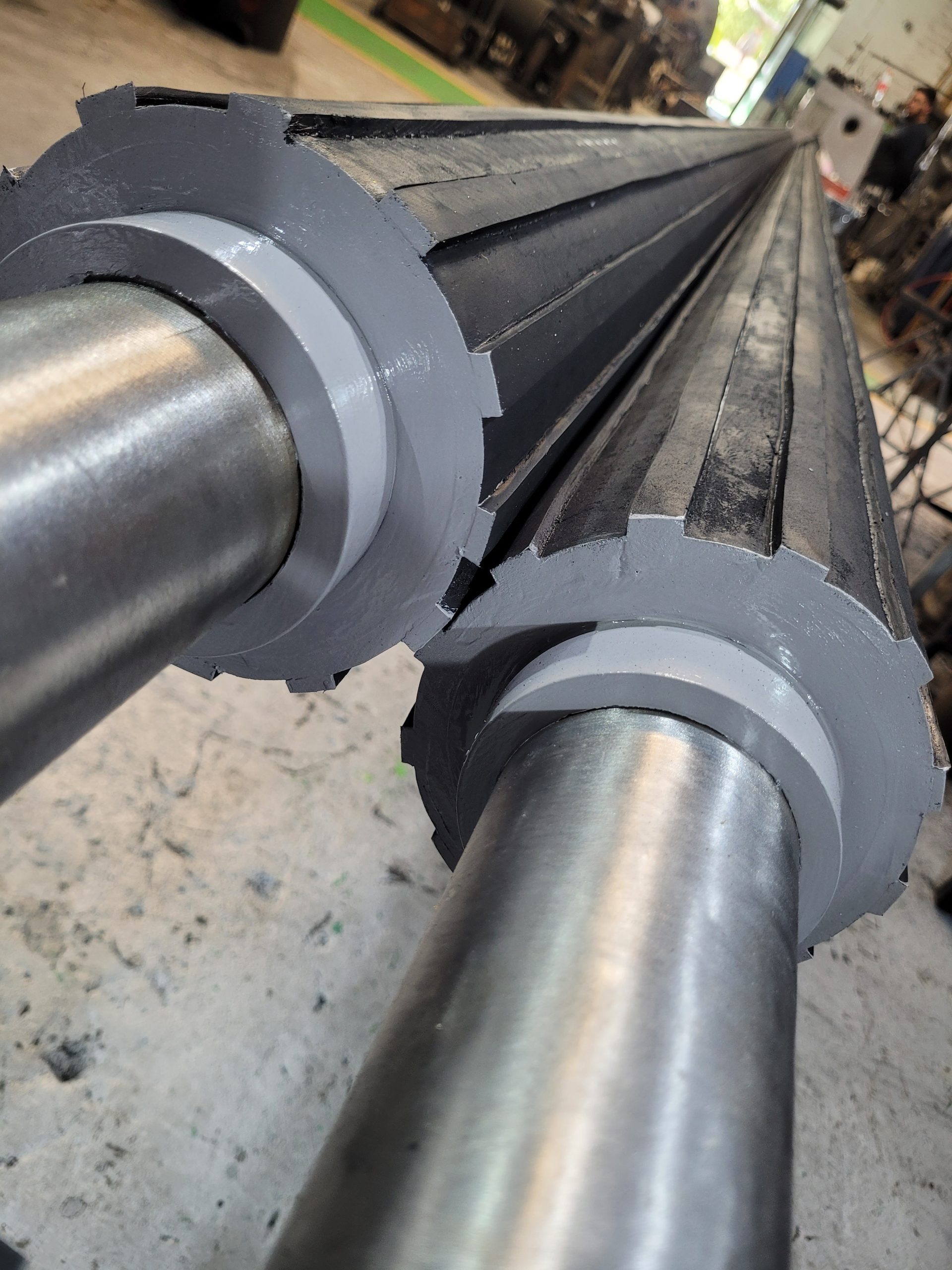 Rodillo despega hojas Ø140 x 4900mm