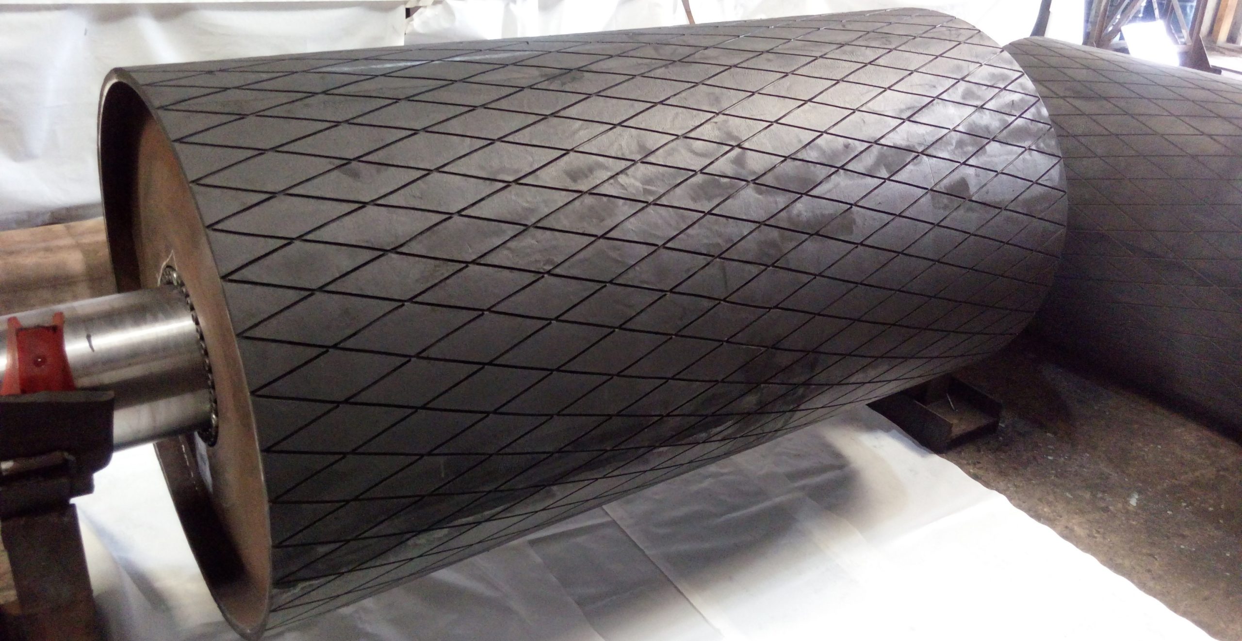 Rolo Engomado con Chevronado Doble