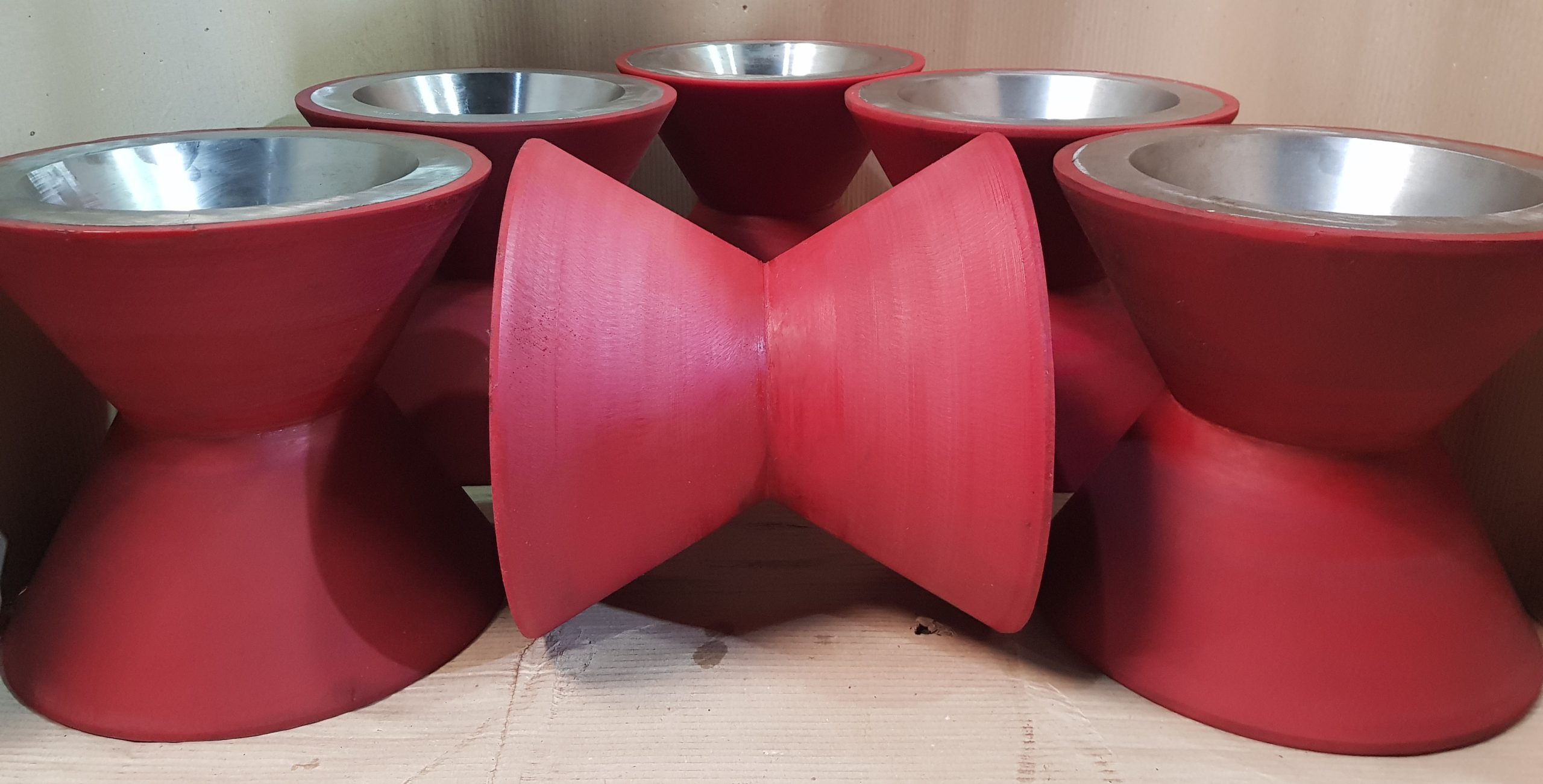 Rodillos Bicónicos de Poliuretano