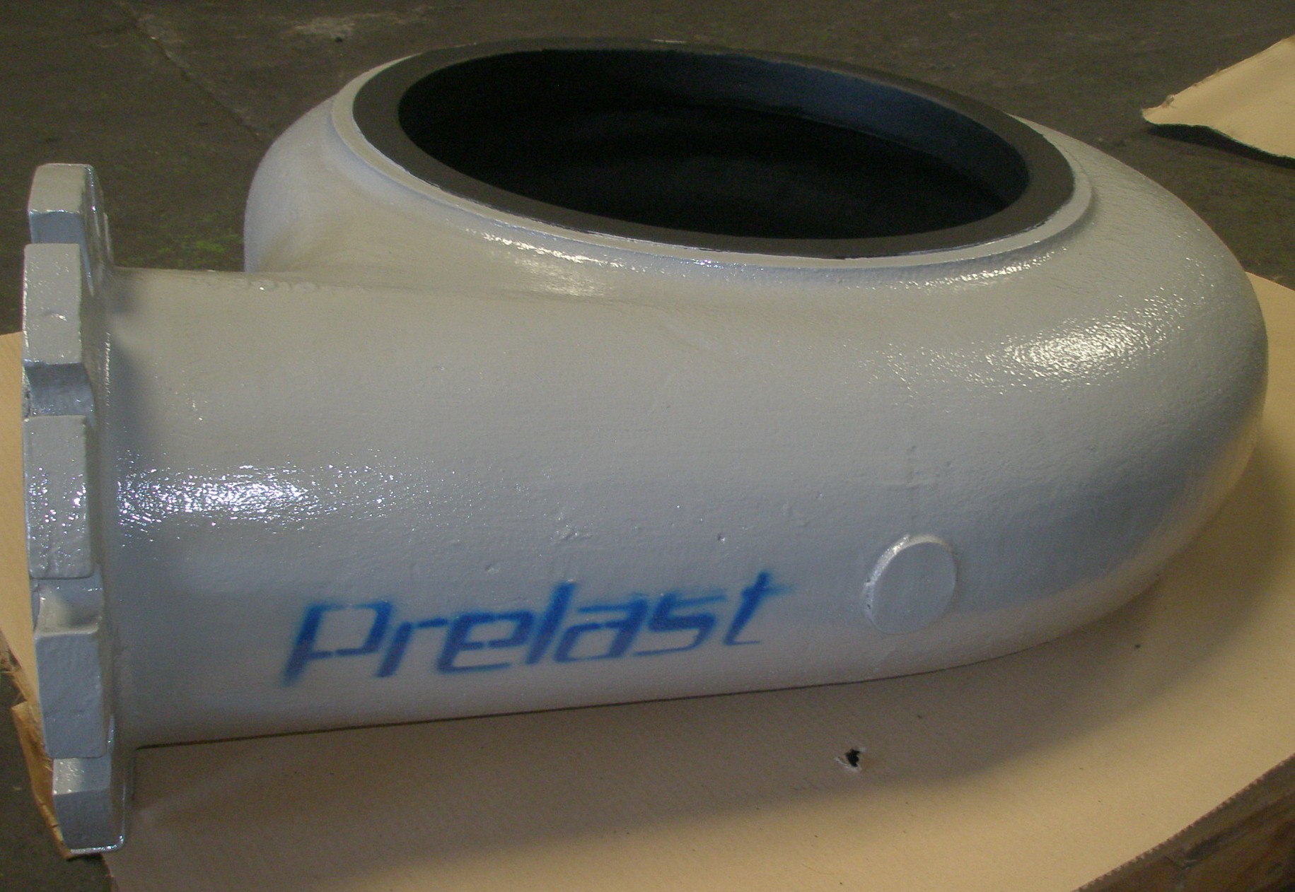 Cuerpo metálico de Bomba Arenera recubierta internamente